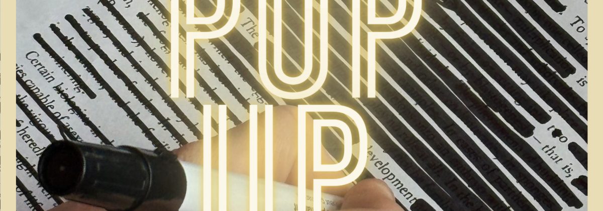 Pop-Up _ Blackout Poetry