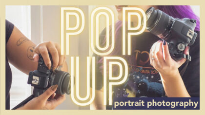 POP UP | portrait photography